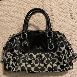 Coach Ashley Signature Sateen Satchel